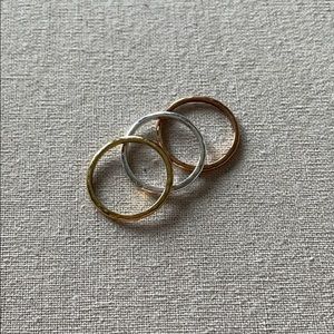 Stella & Dot Essential Hammered Stacking Rings
